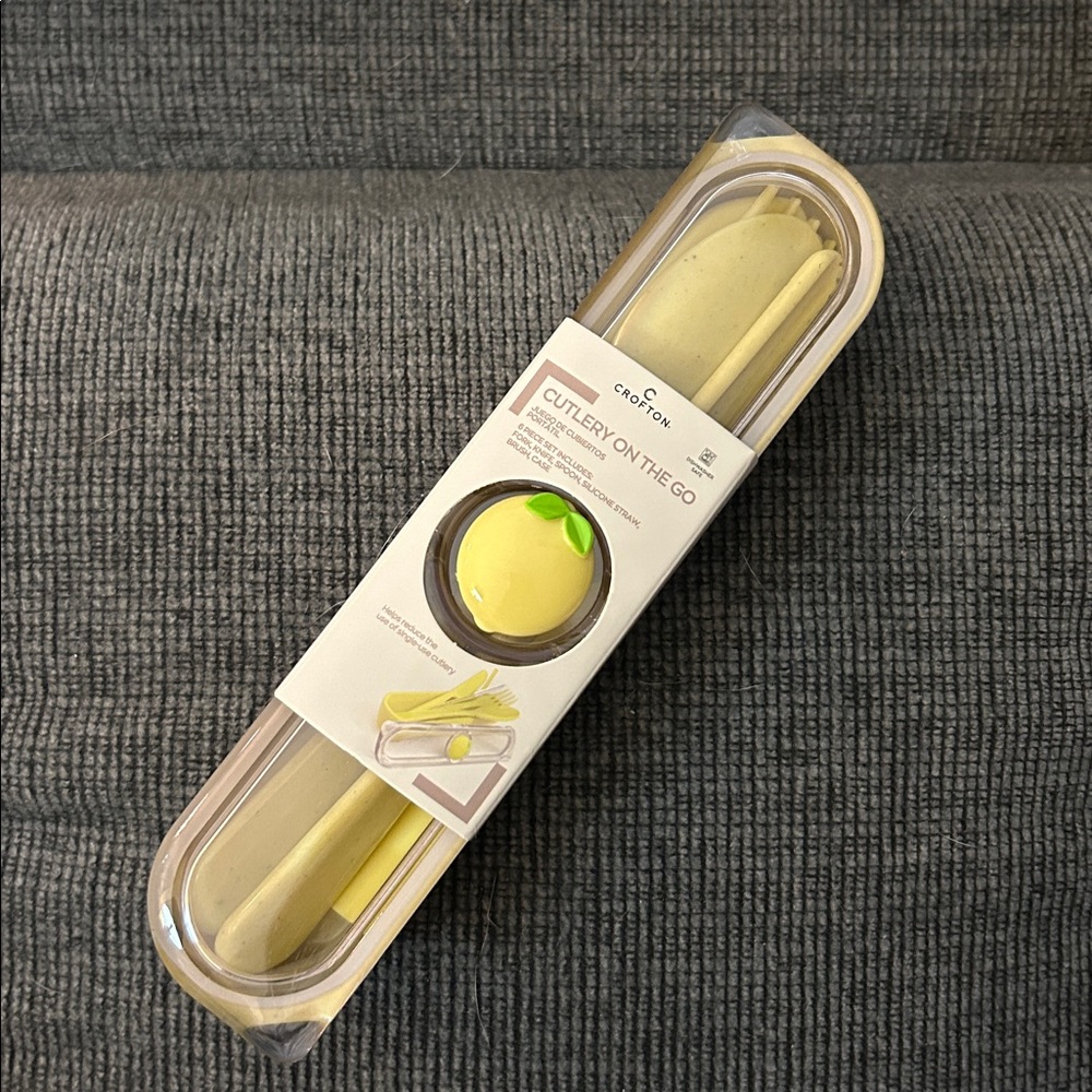 Crofton Portable Cutlery Set - Lemon